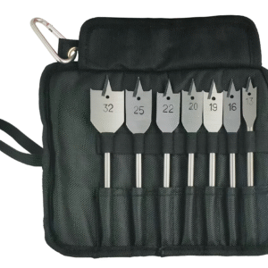 Tool Roll 7 Piece Flat Bit Set